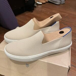 Rothy’s Women’s Slip On Sneaker, Sand, Size 7